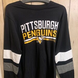 LADIES Pittsburgh Penguins Black Long Sleeve Shirt